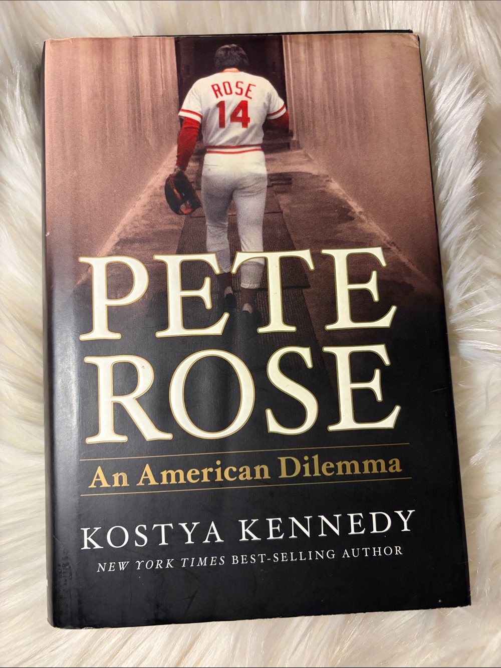 📚 3 for $15 📚 Pete Rose: An American Dilemma - Hardcover Book (Black, Gold)